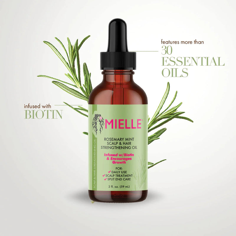 Mielle Rosemary Mint Hair Oil – Hair Growth & Strengthening